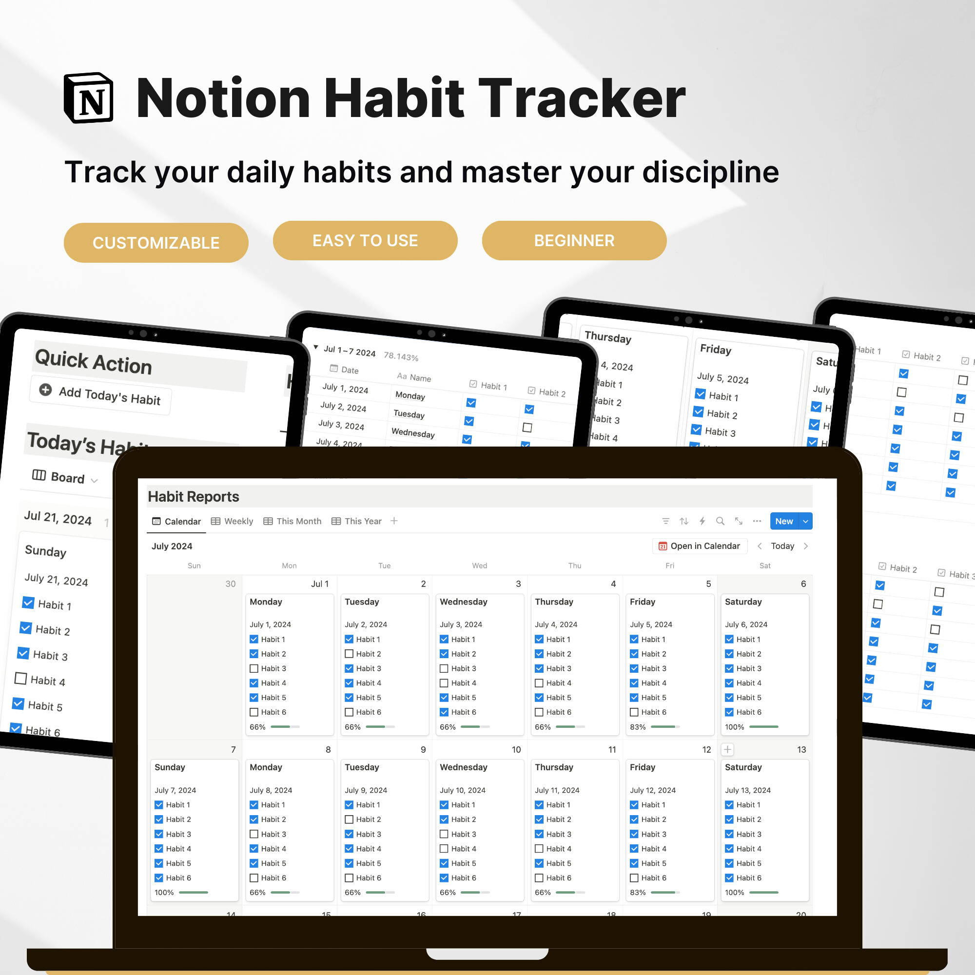 free notion habit tracker